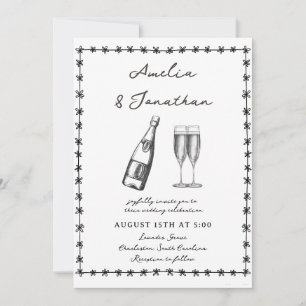 Whimsical Wedding Invitation