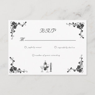 Whimsical Wedding RSVP Enclosure Card