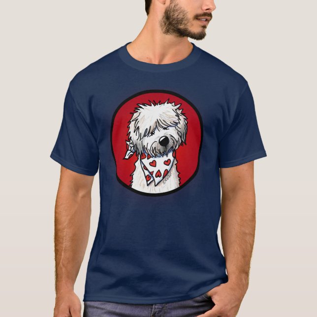 Whimsical Wheaten Terrier T-Shirt (Front)