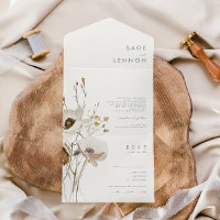 Whimsical Wildflower Bouquet Seal And Send