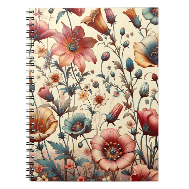 Whimsical Wildflower Garden Notebook (Front)