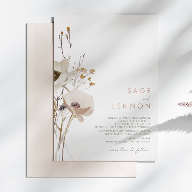 Whimsical Wildflower | Rose Gold (Creator Uploaded)