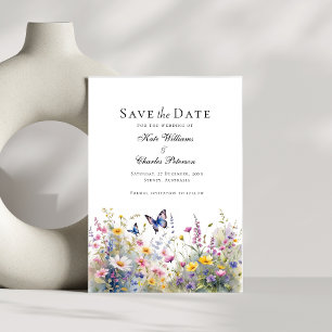 Whimsical Wildflowers Meadows Save the date