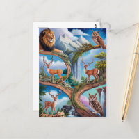 Whimsical Wildlife Fantasy Intricate Miniature 