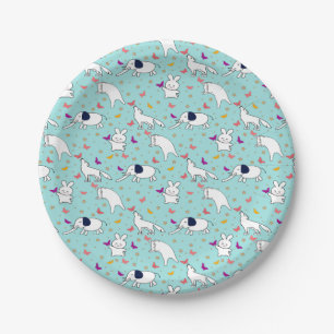 Whimsical Wildlife Wonderland Paper Plate