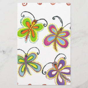 Whimsical Wings: Stunning Butterfly-Themed design Stationery