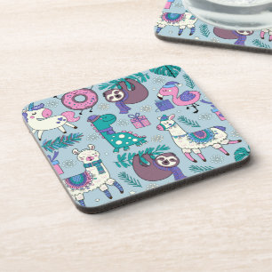 Whimsical WInter Critters Coaster