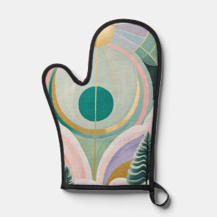 Whimsical Winter Dreamscape Oven Mitt