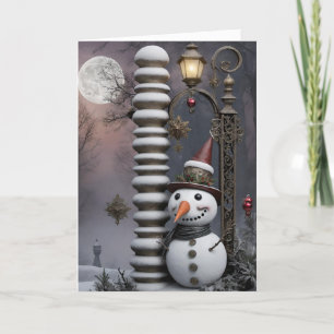 Whimsical Winter Holiday Greeting Cards