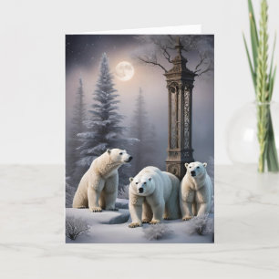 Whimsical Winter Holiday Greeting Cards