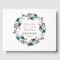 Whimsical Winter Holy Berries Wreath Wedding