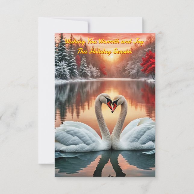 Whimsical Winter Love Invitation (Front)