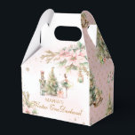 Whimsical Winter Onederland pastel thank you Favour Box<br><div class="desc">Whimsical Winter Onederland pastel thank you Favour Boxes
Matching items available.</div>