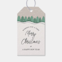 Whimsical Winter Snow Holiday Merry Christmas