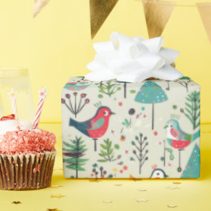Whimsical Winter Song Wrapping Paper