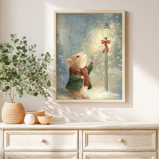  Whimsical Winter Storybook kids Poster (Creator Uploaded)