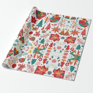 Whimsical Winter Wonders Wrapping Paper