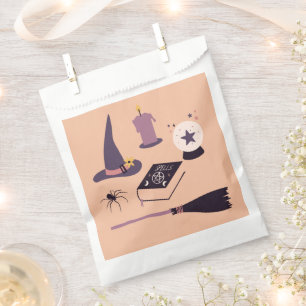 Whimsical witch themed Birthday or Halloween Favour Bags
