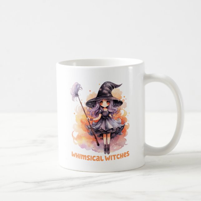 Whimsical Witches Coffee Mug (Right)