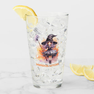 Whimsical Witches – Cute Halloween Witch Glass