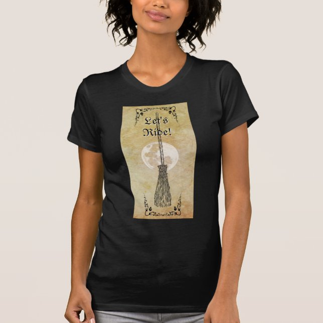 Whimsical Witchy Full Moon T-Shirt (Front)