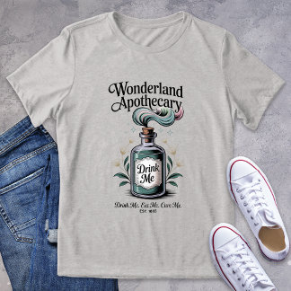Whimsical Wonderland Apothecary Logo Bookish Tri-Blend Shirt