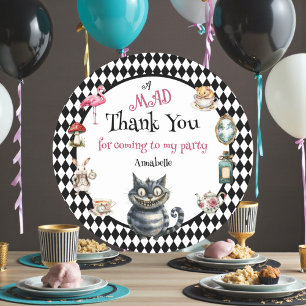 Whimsical Wonderland Birthday Party Classic Round Sticker