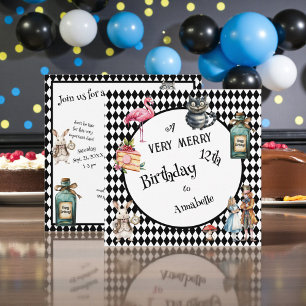 Whimsical Wonderland Birthday Party Invitation