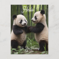 Whimsical Wonders: Baby Pandas Play in Forest
