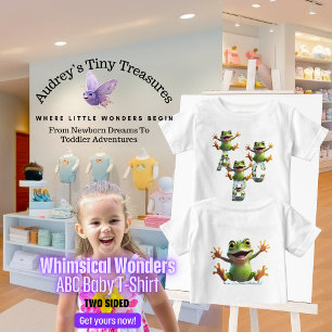 Whimsical Wonders Baby Short Sleeve ABC T-Shirt
