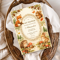 Whimsical Woodland Animals Baby Shower