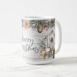 Whimsical Woodland Birdhouses Coffee Mug