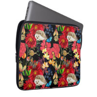Whimsical woodland blooms – flora & fauna pattern