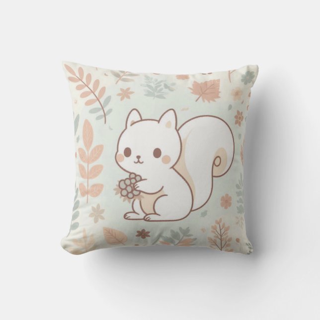 Whimsical Woodland  Cushion (Front)