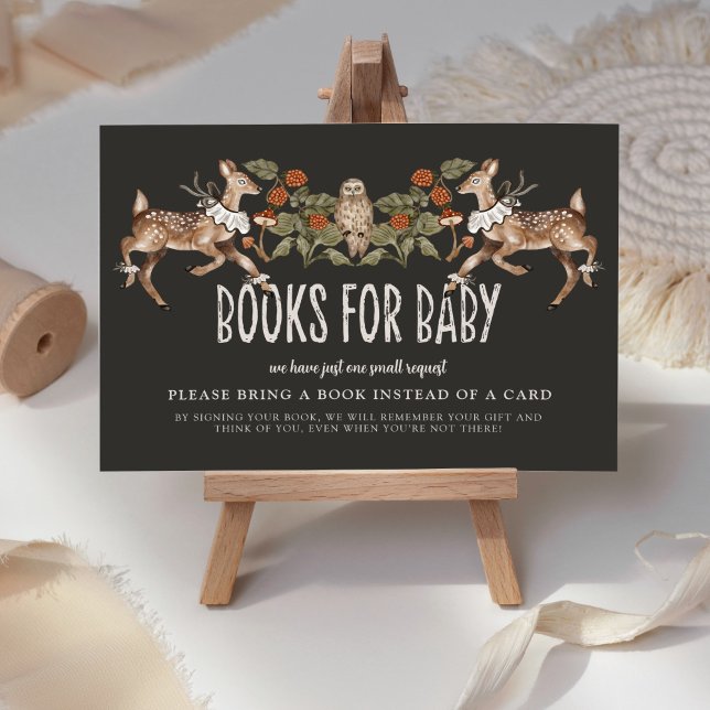 Whimsical Woodland Forest Book Request Enclosure Card (Creator Uploaded)