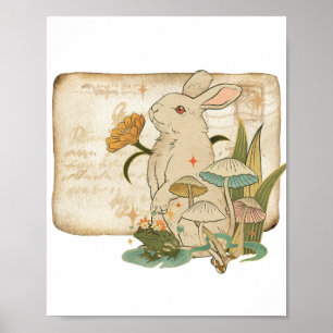Whimsical Woodland Friends Poster