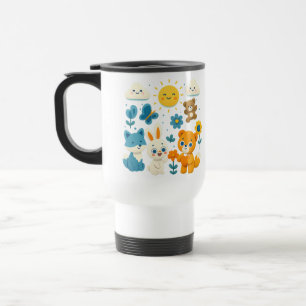 Whimsical Woodland Friends Travel Mug