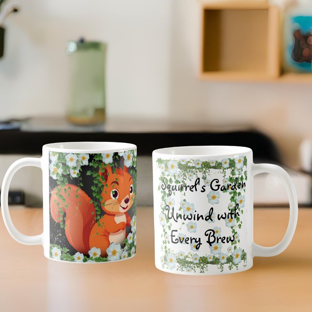Whimsical Woodland Squirrel Mug (Creator Uploaded)