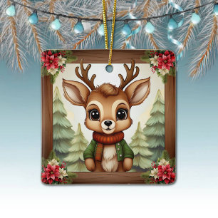 Whimsical Xmas Reindeer Holiday Decoration 🦌🎄