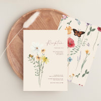 Whimsical Yellow Wildflowers Wedding Reception