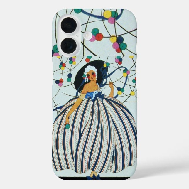 WHIMSICAL YOUNG GIRL Art Deco Beauty Fashion Case-Mate iPhone Case (Back)