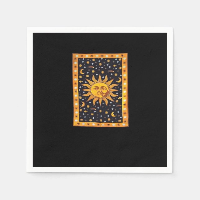 Whimsigoth 90s Sun And Moon Napkin (Front)