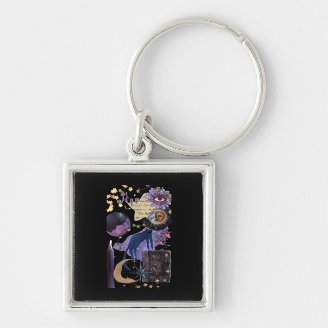 Whimsigoth Aesthetic 90s Key Ring (Front)