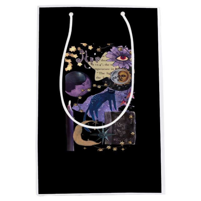 Whimsigoth Aesthetic 90s Medium Gift Bag (Front)