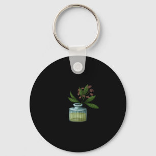 Whimsigoth Apothecary Vase Classic Key Ring