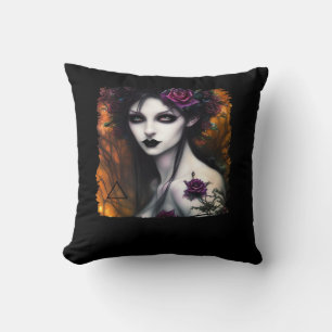 Whimsigoth – Autumn Nights & Vintage Design Cushion