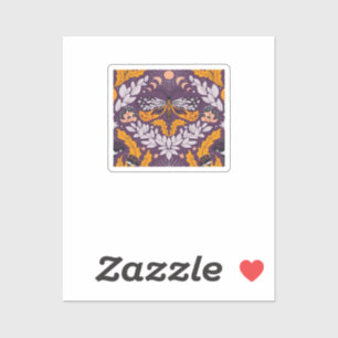 Whimsigoth Butterfly Florals - Purple, Lavender An