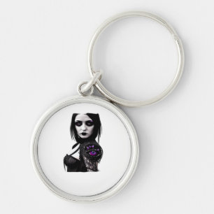 Whimsigoth Classic Design For Halloween Key Ring