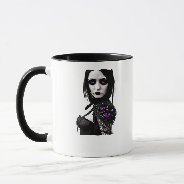 Whimsigoth Classic Design For Halloween Mug (Left)