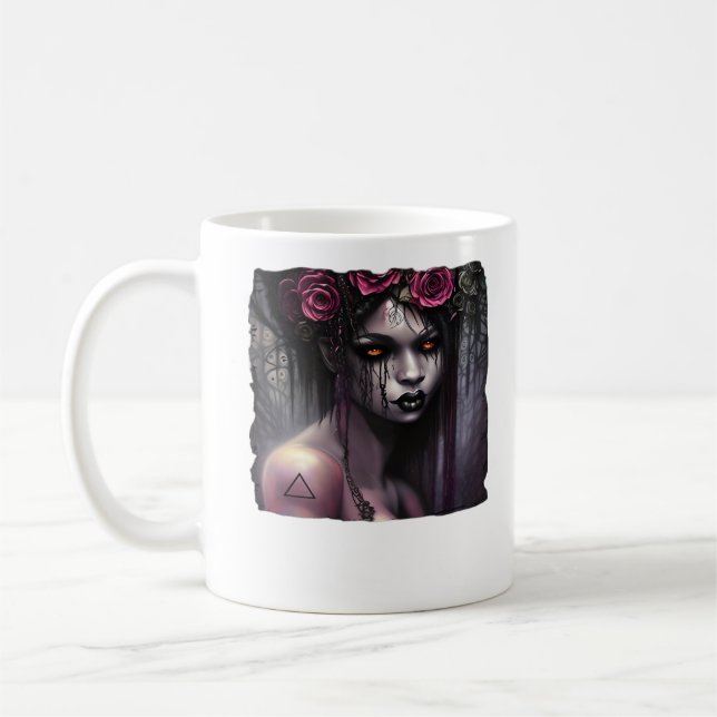Whimsigoth Classic Funny Coffee Mug (Left)
